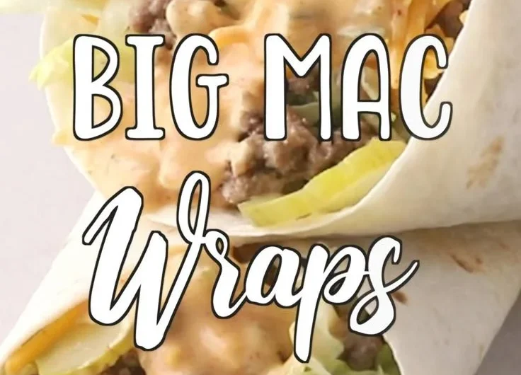 Big Mac Wraps showcasing a tasty twist on the classic Big Mac sandwich