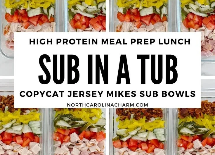 Delicious homemade Sub Bowls inspired by Jersey Mike's Sub In A Tub recipe.