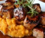 Apple Cider Pork with Mashed Sweet Potatoes