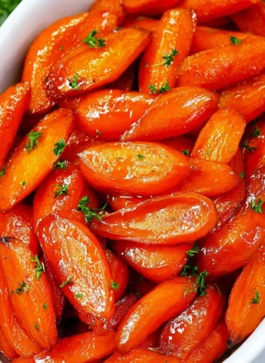 Brown Sugar Glazed Carrots served in a bowl, ideal side dish for meals