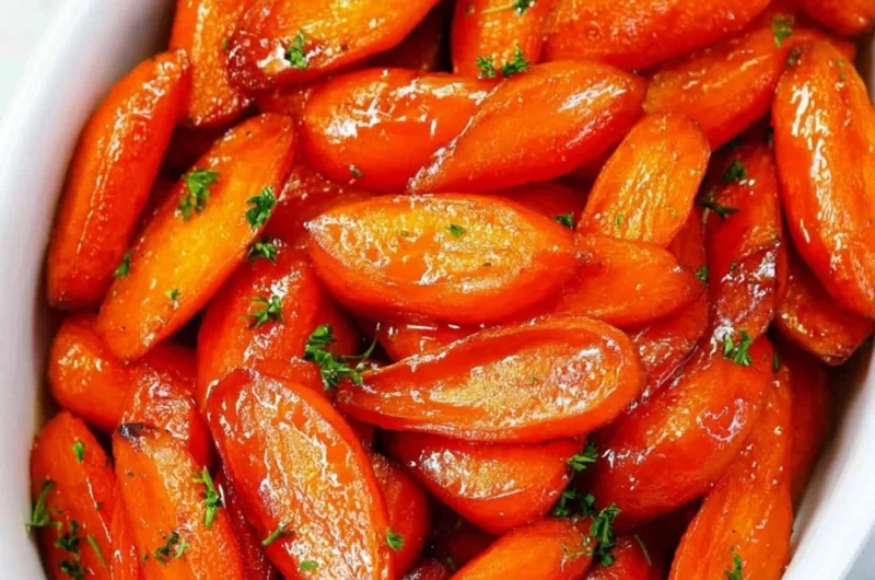 Brown Sugar Glazed Carrots served in a bowl, ideal side dish for meals