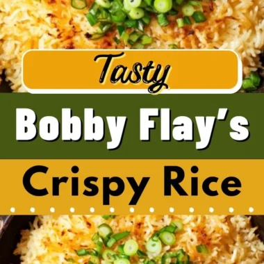 Delicious crispy rice dish served with vibrant vegetables.
