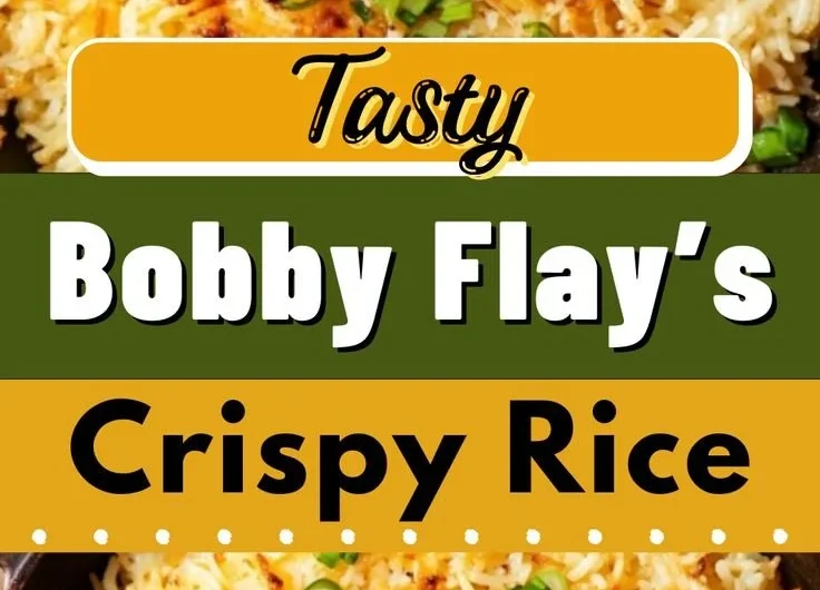 Delicious crispy rice dish served with vibrant vegetables.
