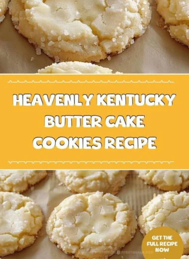 Freshly baked Kentucky Butter Cake Cookies served on a plate