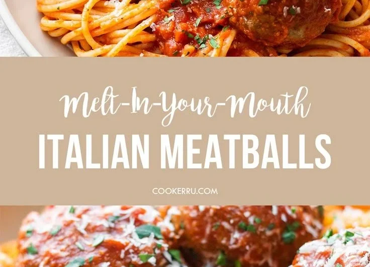 Delicious oven-baked Italian meatballs served in marinara sauce