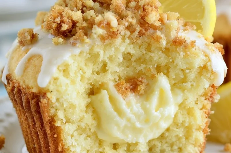 Soft lemon muffins with a light and fluffy texture topped with lemon zest